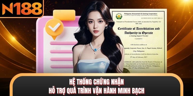 Hệ thống chứng nhận hỗ trợ quá trình vận hành minh bạch